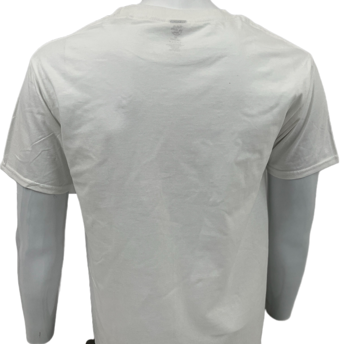flying armbar white tshirt back view