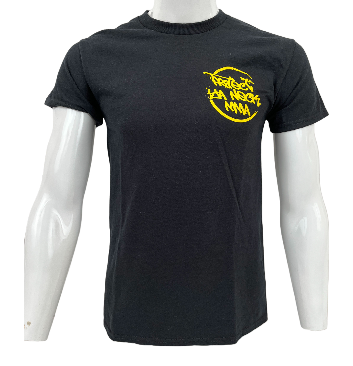 class killa bee protect ya neck mma black tshirt front