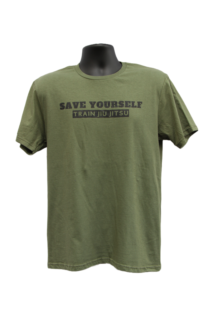 save your self train jiu jitsu tshirt