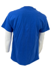 wristlocker blue shirt white font back view