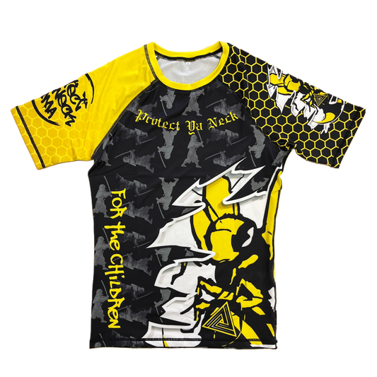 KILLA BEE x SAMURAI Classic Killa Short Sleeve Nogi Rash Guard